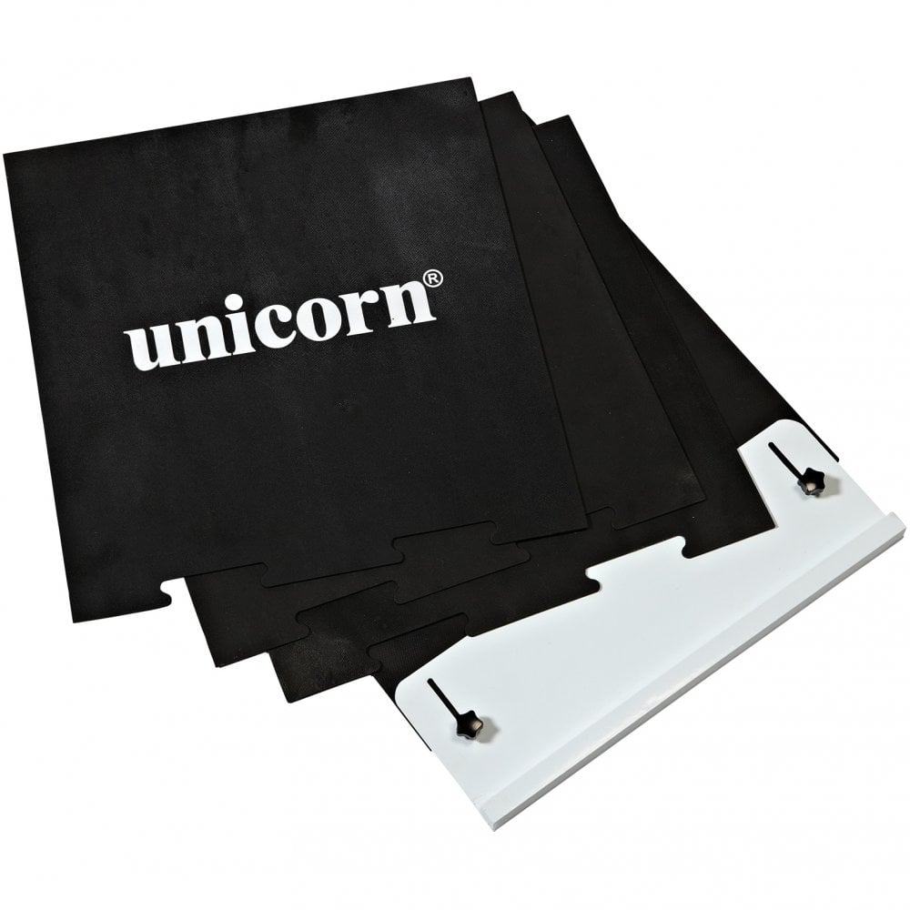 Unicorn Dart And - - - Portable Mat Black Lightweight Oche Raised