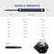 Designa Dark Thunder V2 Darts - Steel Tip - Black