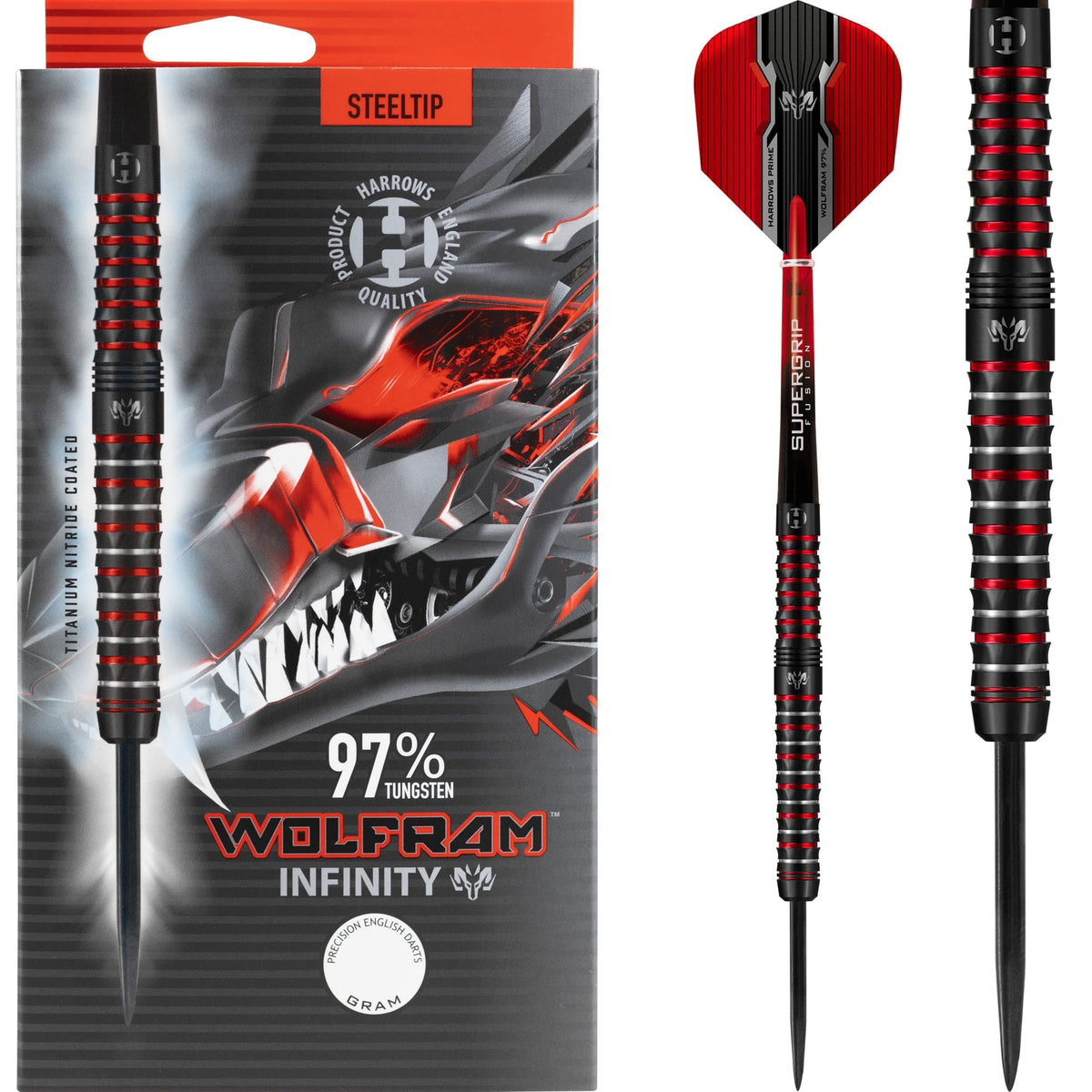 Harrows Wolfram Infinity Darts Steel Tip Tungsten