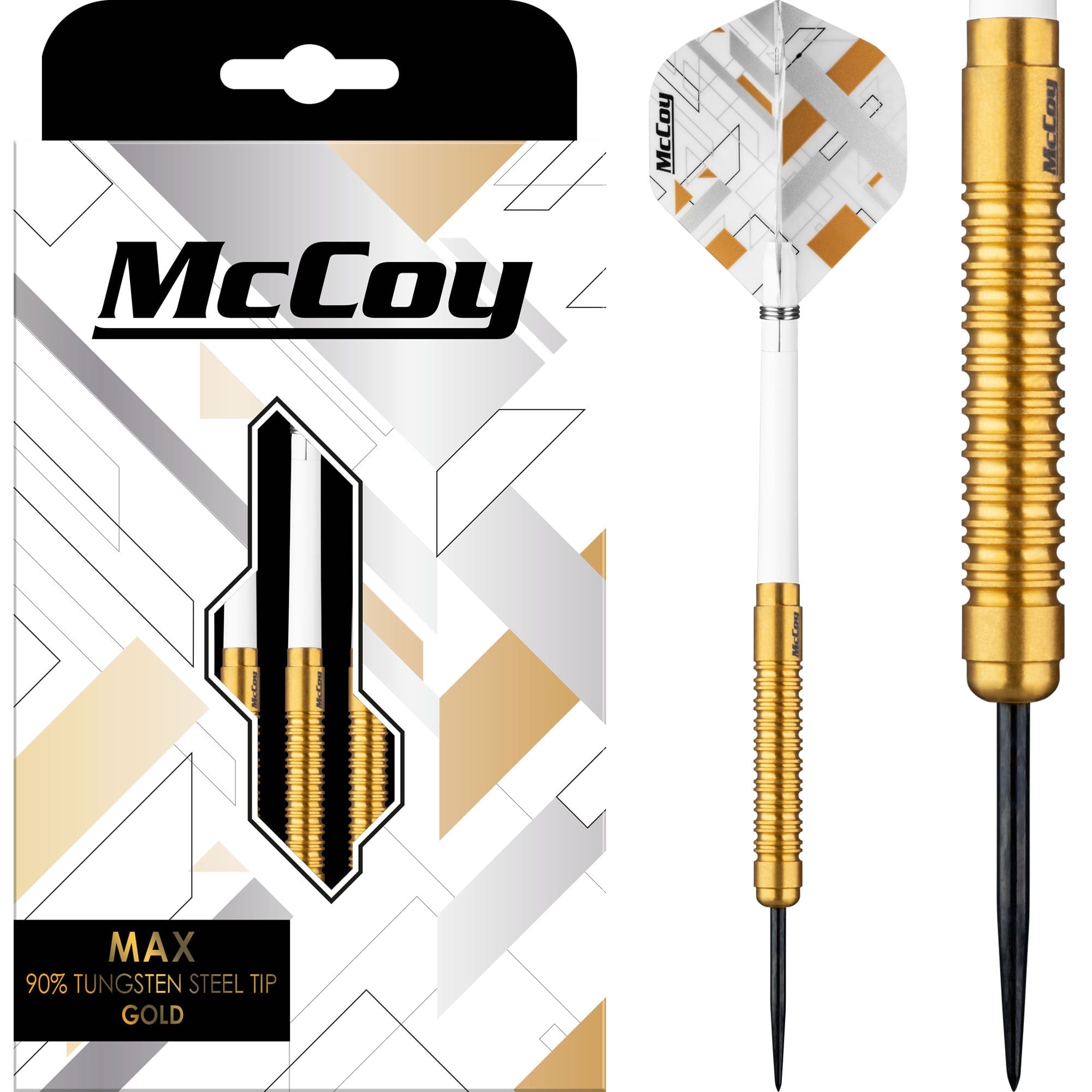 McCoy MAX - 90% Steel Tip Tungsten - Gold