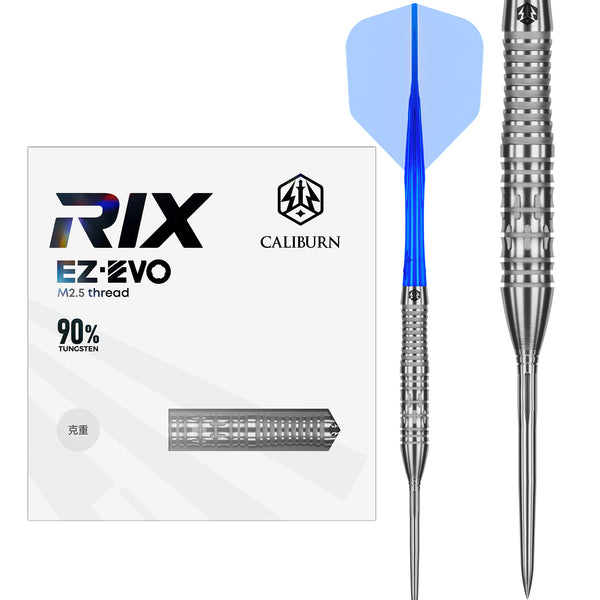 RIX CALIBURN EZ-EVO 90% タングステン ダーツ Caliburn Rix Darts - Steel Tip - 90% Tungsten - R2