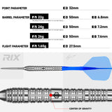 Caliburn Rix Darts - Steel Tip - 90% Tungsten - R4
