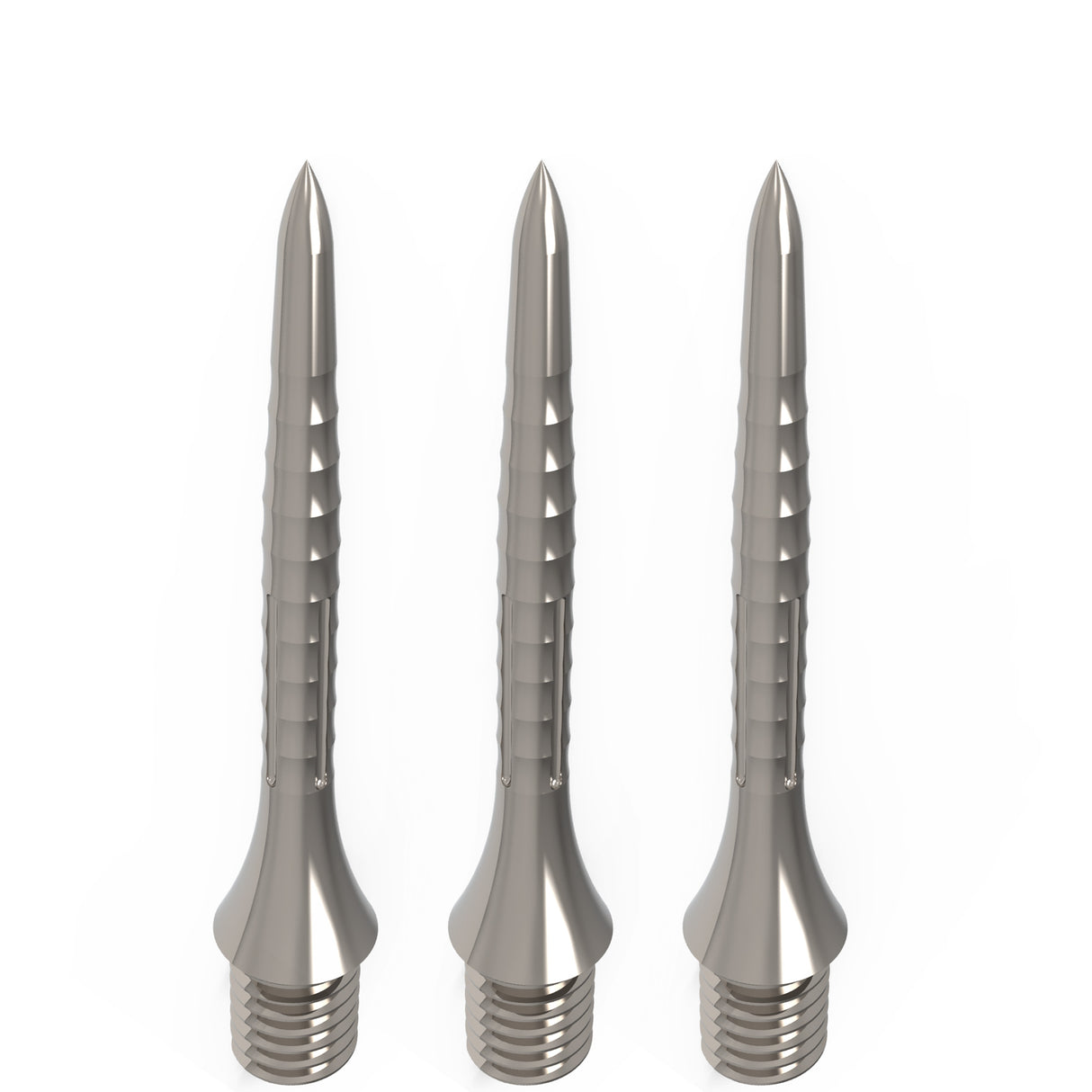 Caliburn Bamboo Conversion Points - Screw In - Soft Tip to Steel Tip - Silver