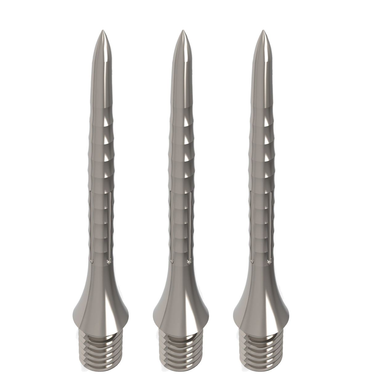 Caliburn Bamboo Conversion Points - Screw In - Soft Tip to Steel Tip - Silver