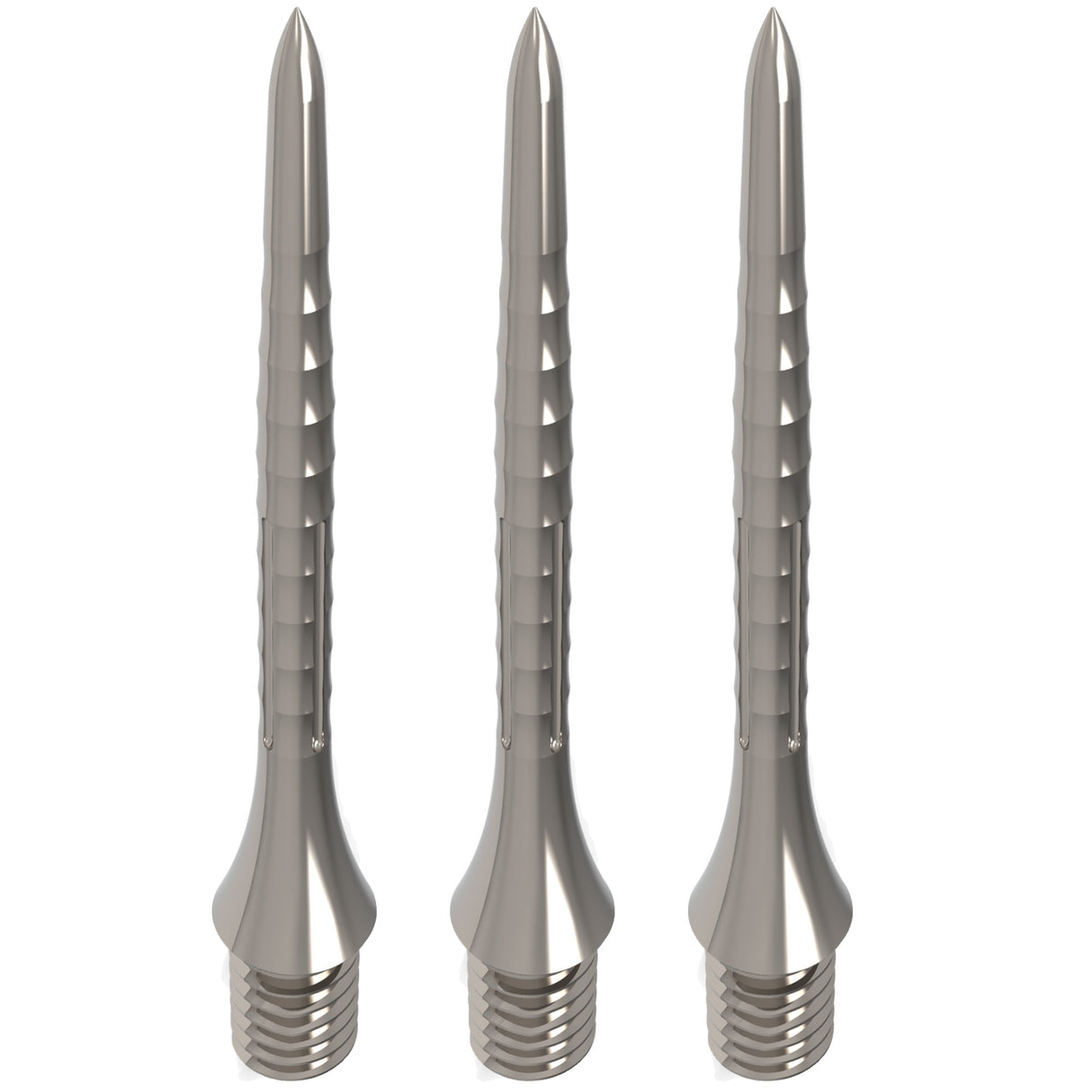 Caliburn Bamboo Conversion Points - Screw In - Soft Tip to Steel Tip - Silver