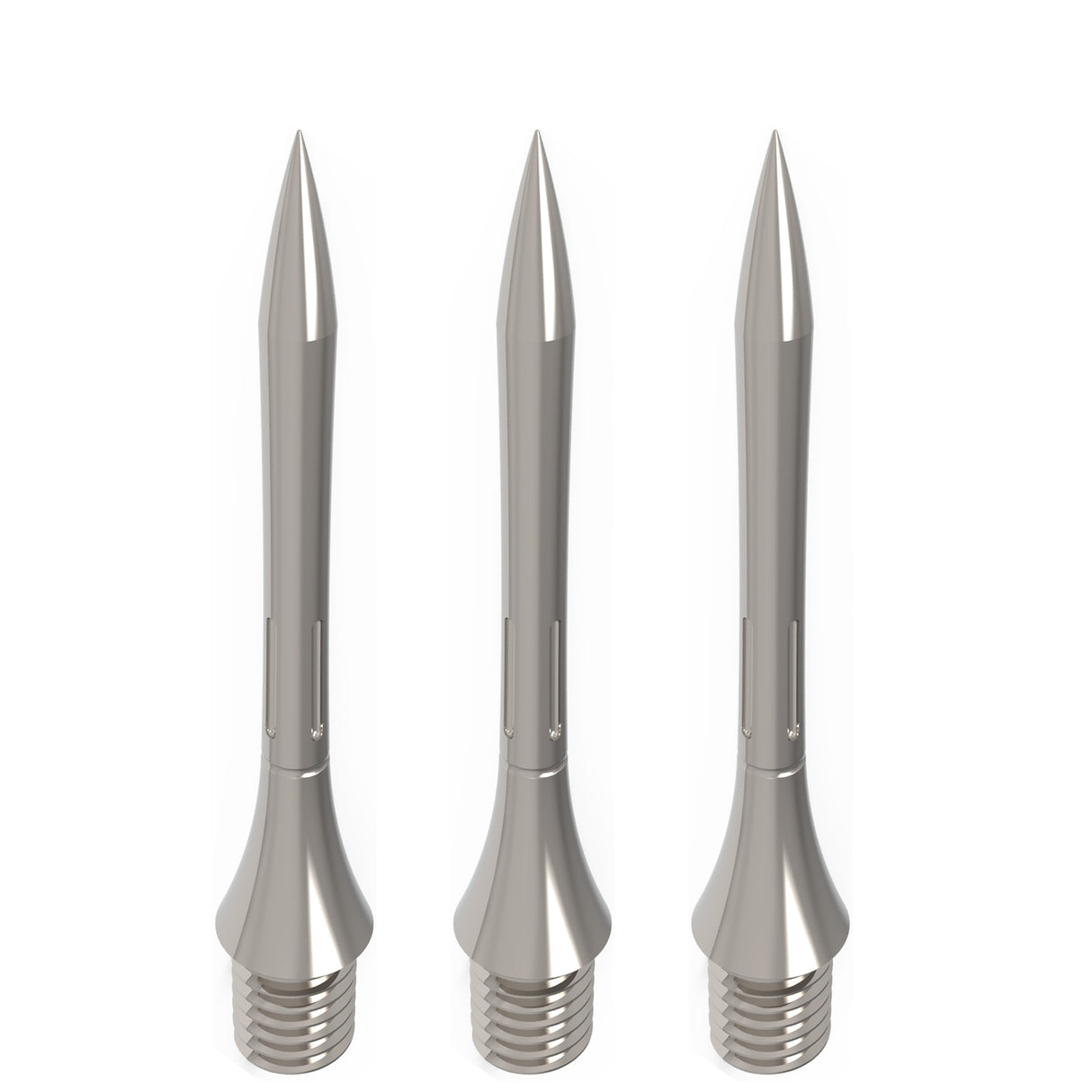 Caliburn Bamboo Smooth Conversion Points - Screw In - Soft Tip to Steel Tip - Silver