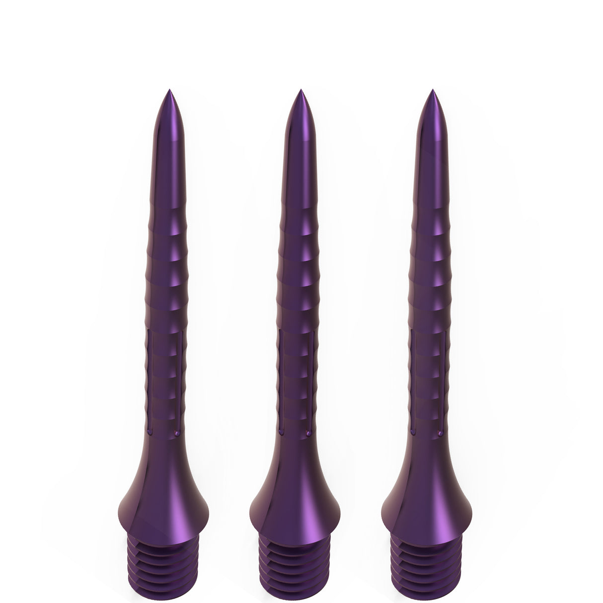 *Caliburn Bamboo Conversion Points - Screw In - Soft Tip to Steel Tip - Purple