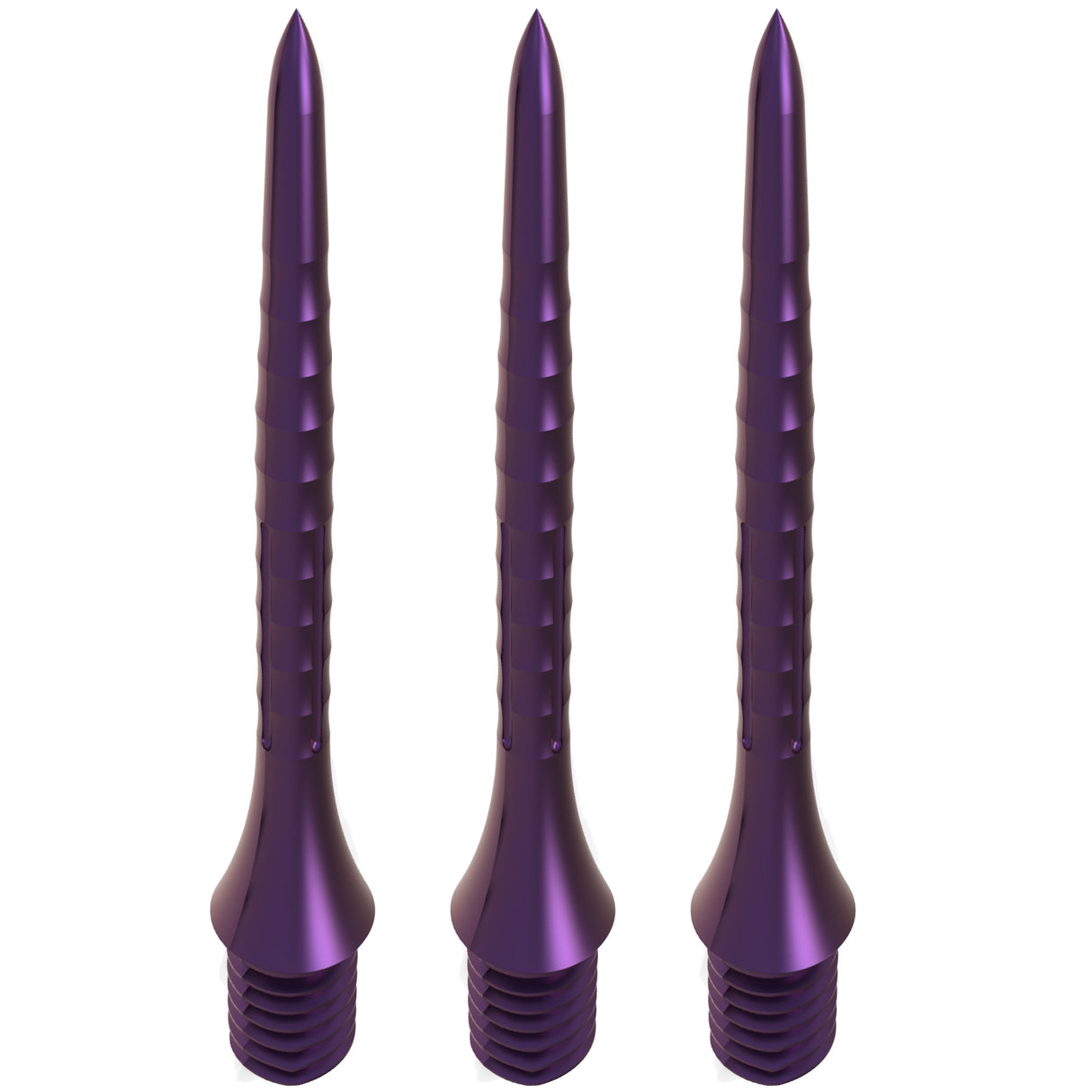 *Caliburn Bamboo Conversion Points - Screw In - Soft Tip to Steel Tip - Purple