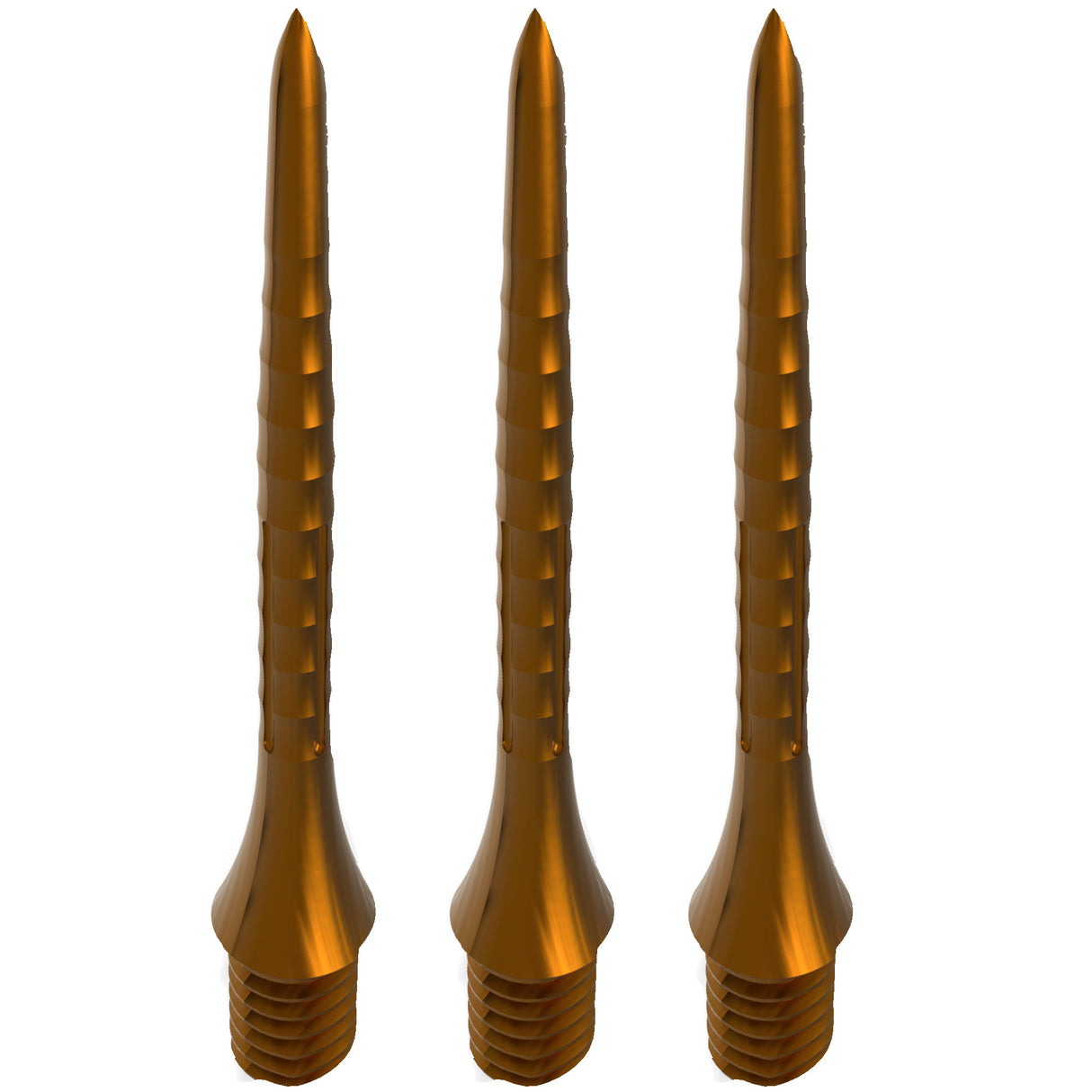 *Caliburn Bamboo Conversion Points - Screw In - Soft Tip to Steel Tip - Brown