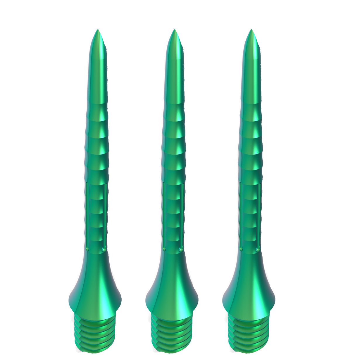 *Caliburn Bamboo Conversion Points - Screw In - Soft Tip to Steel Tip - Dark Green