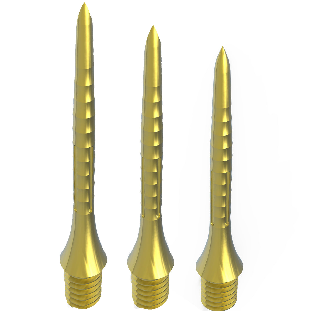 *Caliburn Bamboo Conversion Points - Screw In - Soft Tip to Steel Tip - Gold