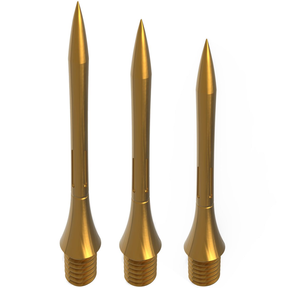 *Caliburn Bamboo Smooth Conversion Points - Screw In - Soft Tip to Steel Tip - Gold