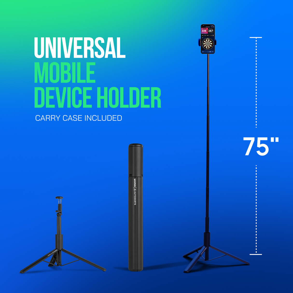 Winmau Autodarts Tripod Bundle - Travel Stand & 12 Month Lens Subscription