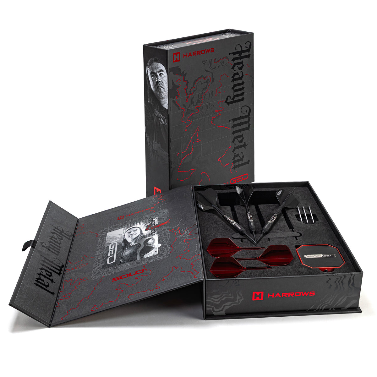 Harrows Ryan Searle Darts - Steel Tip - 90% Tungsten - Geo