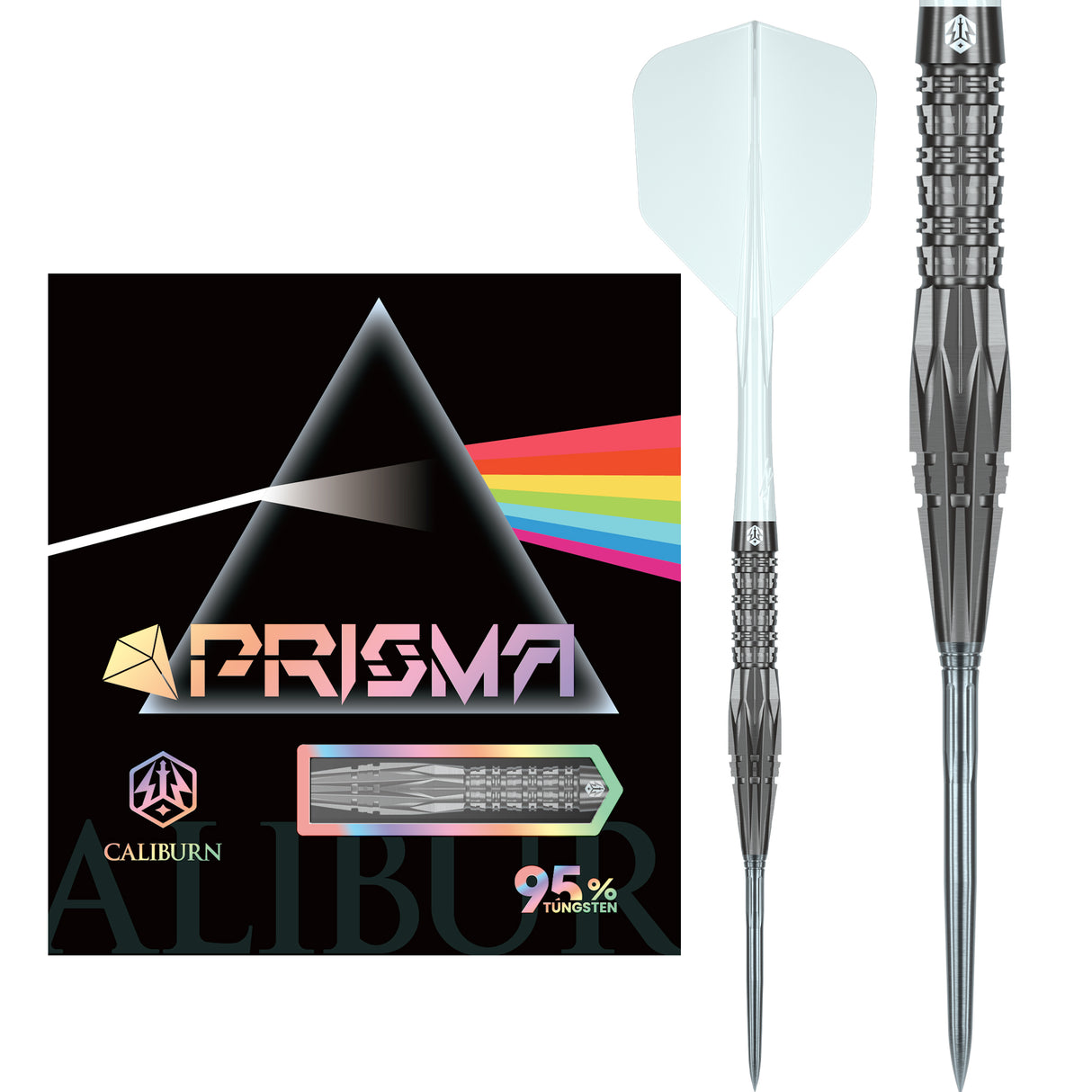 Caliburn Prisma Darts - Steel Tip - 95% Tungsten - P1