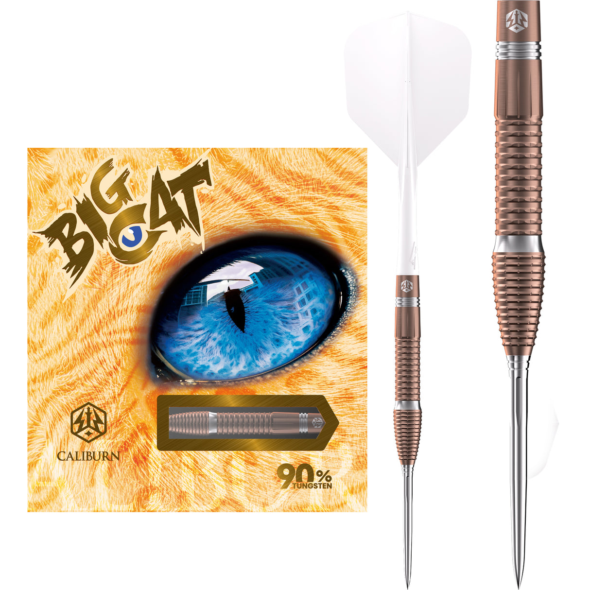 Caliburn Big Cats Darts - Steel Tip - 90% Tungsten - Lion