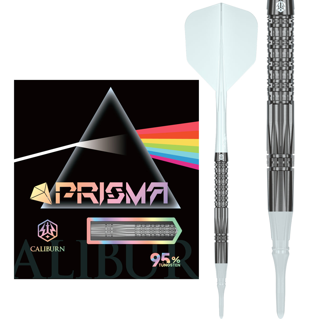 Caliburn Prisma Darts - Soft Tip - 95% Tungsten - P2