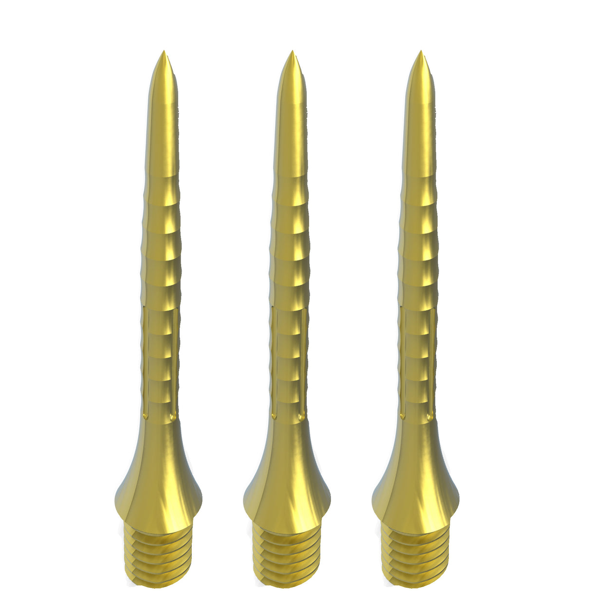 *Caliburn Bamboo Conversion Points - Screw In - Soft Tip to Steel Tip - Gold