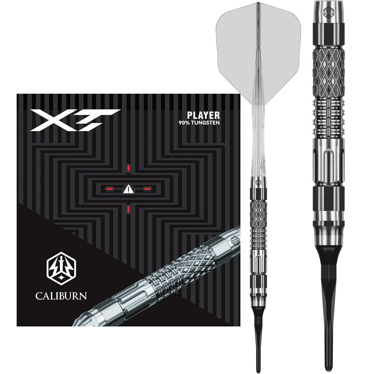 Caliburn Players Darts - Soft Tip - 90% Tungsten - XT