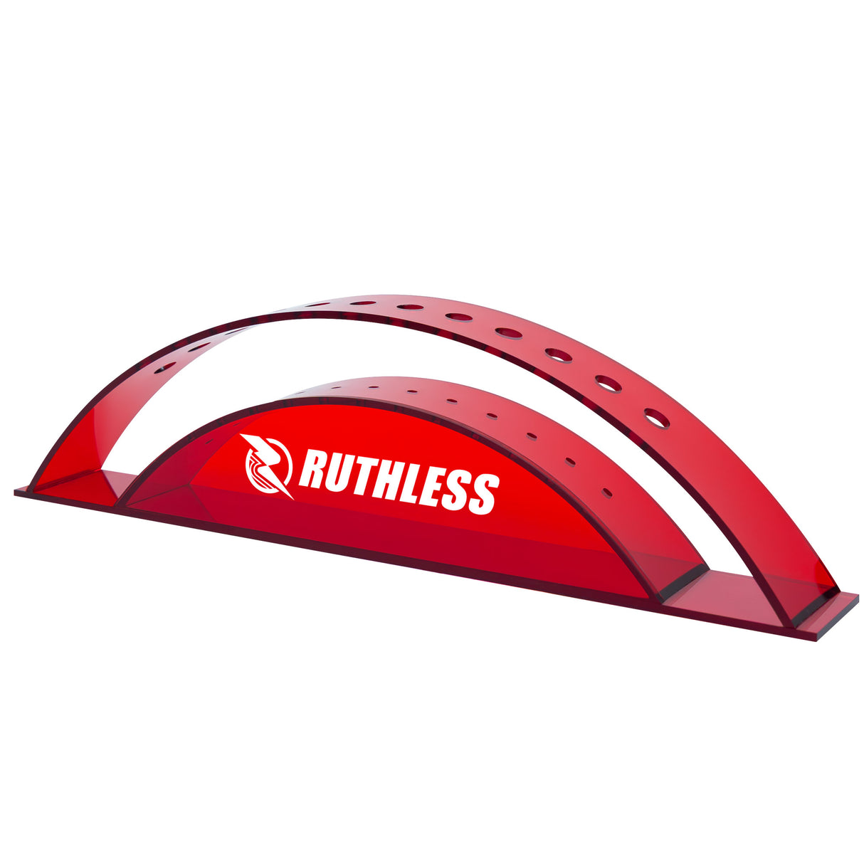 Ruthless Display Arc - 12-hole Acrylic Stand - Red