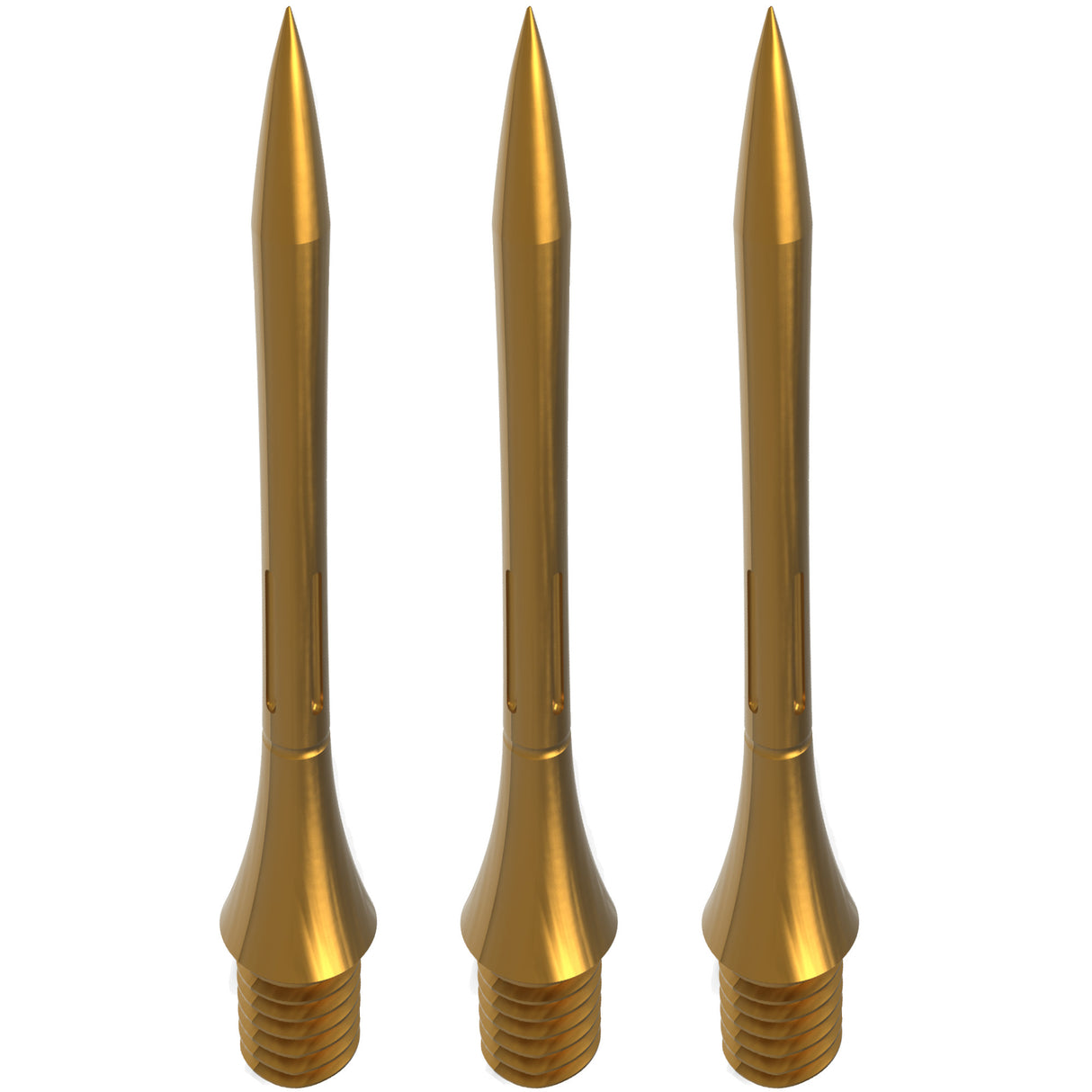 *Caliburn Bamboo Smooth Conversion Points - Screw In - Soft Tip to Steel Tip - Gold