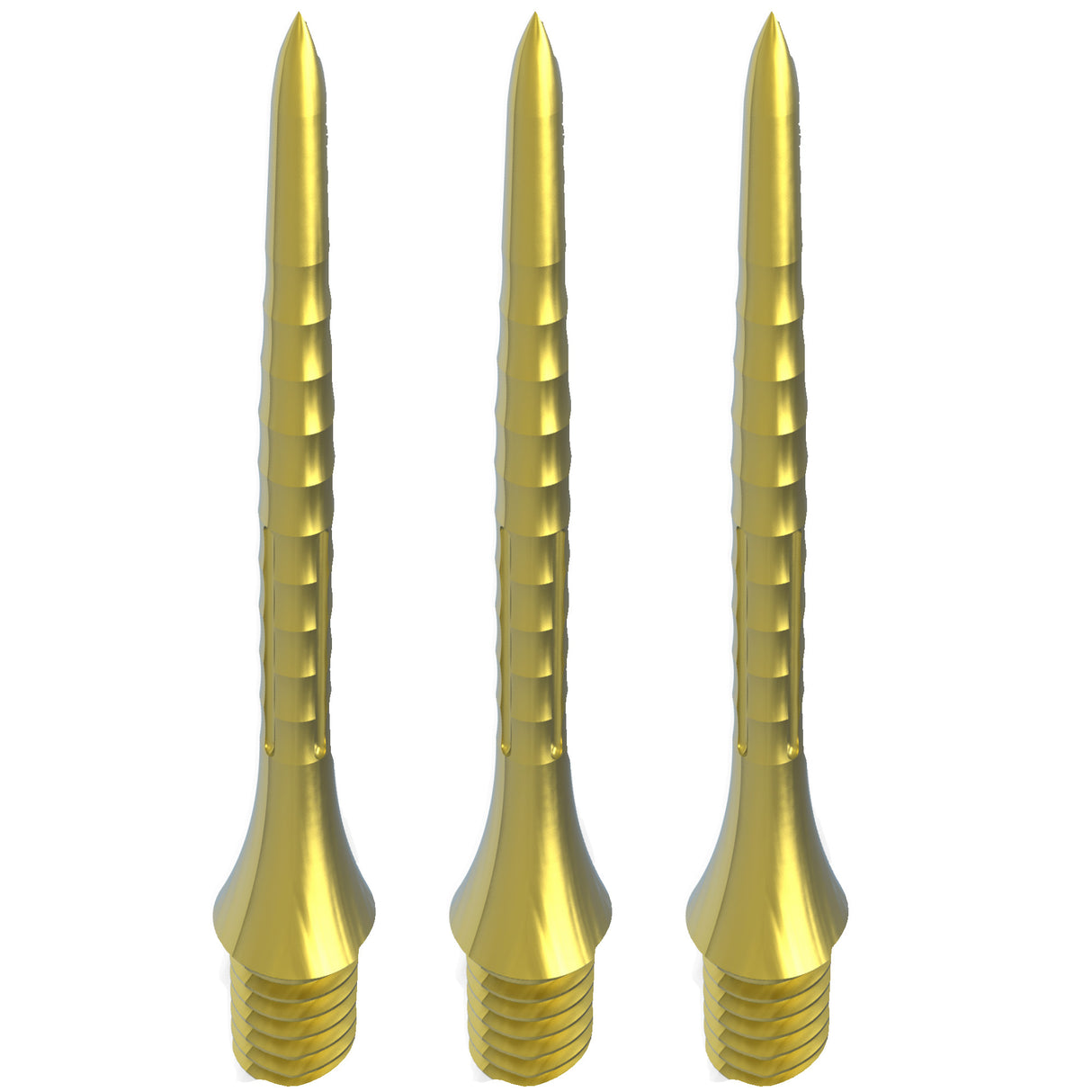 *Caliburn Bamboo Conversion Points - Screw In - Soft Tip to Steel Tip - Gold