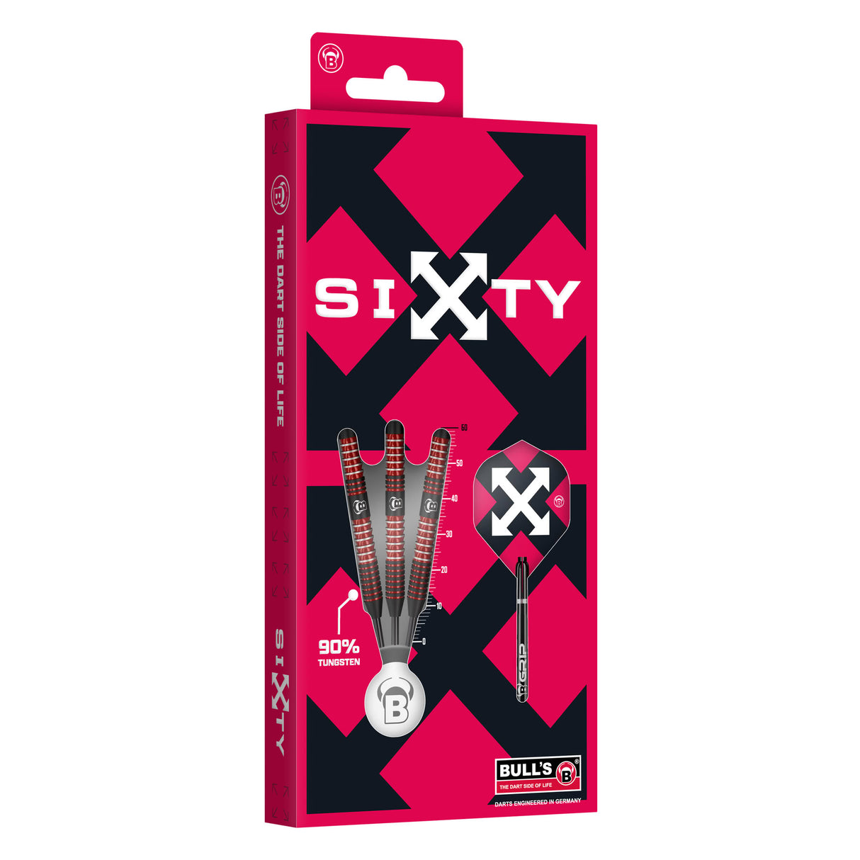 BULL'S Sixty Darts - Steel Tip - 90% Tungsten - S1