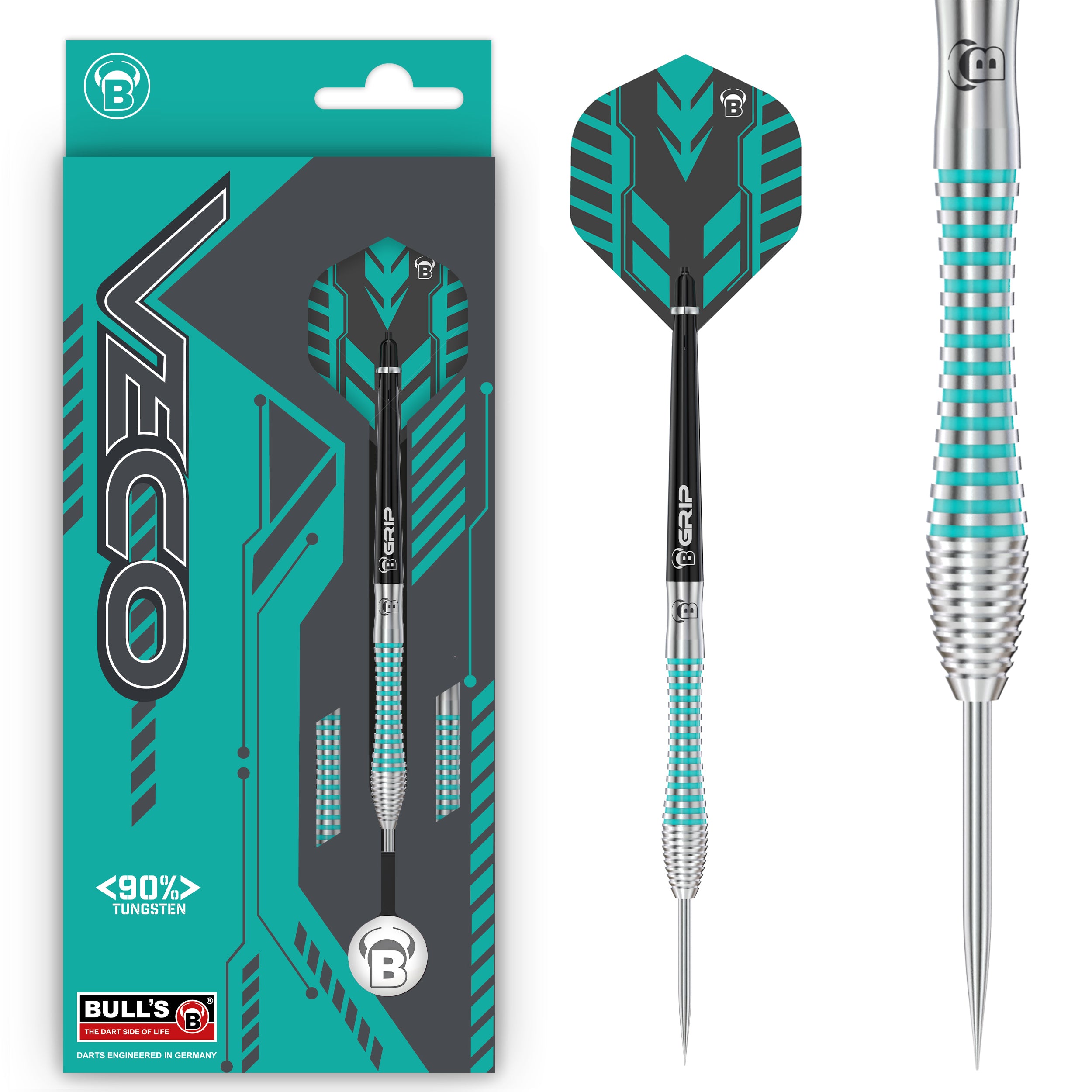 Bull’s Darts Smoke Silver Ash 2BA 20g Bull's Smoke 90% Silver Ash - Smurf Darts