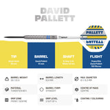 BULL'S David Pallett Darts - Steel Tip - 90% Tungsten