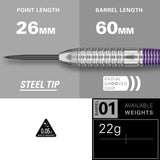 Target Luke Littler Darts - Steel Tip - Brass