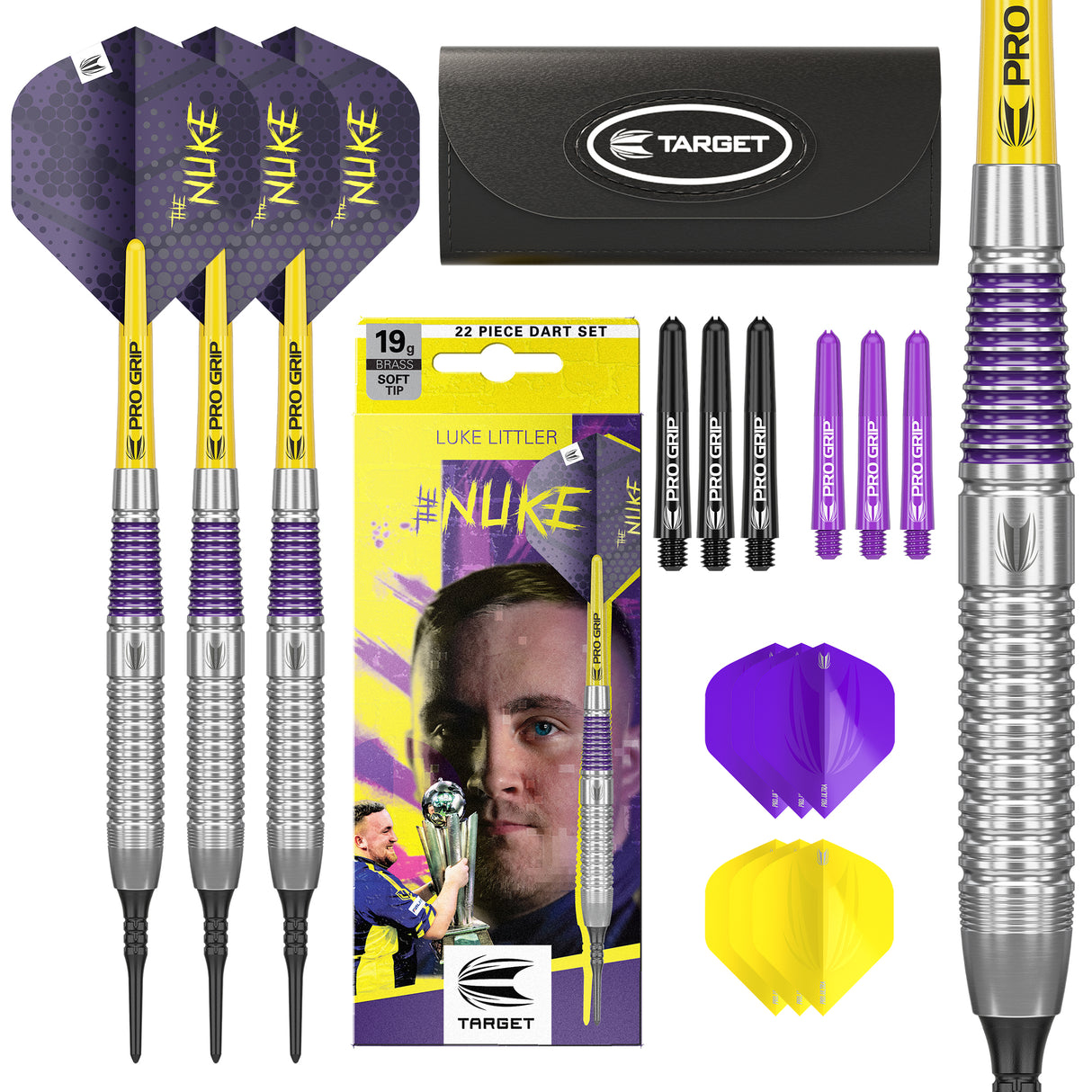 Target Luke Littler Darts - Soft Tip - Brass