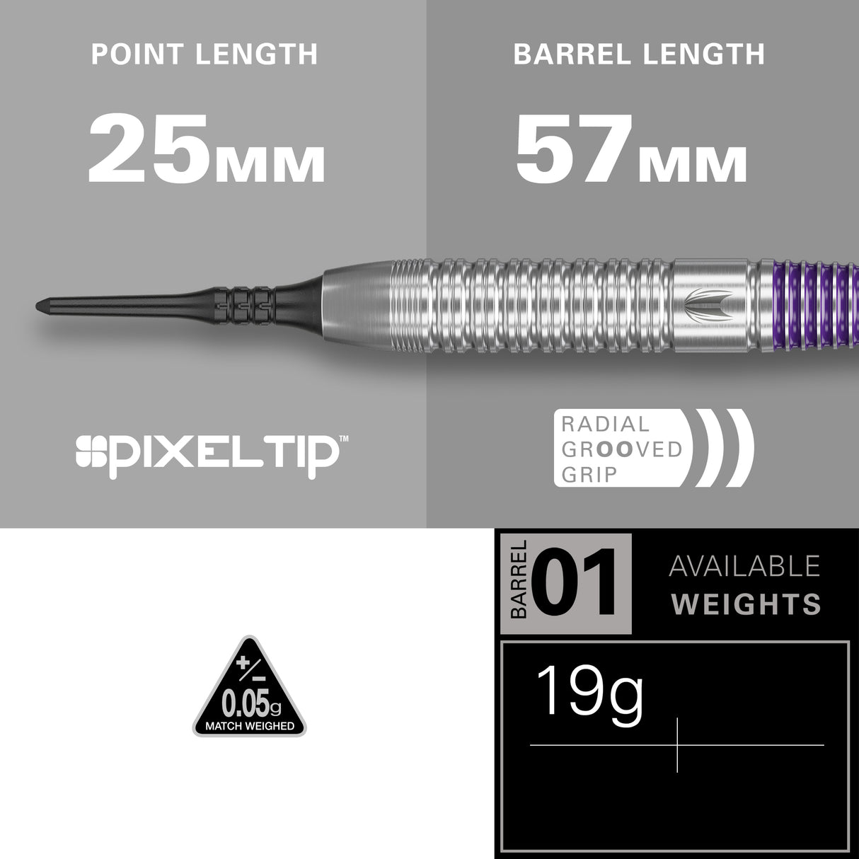 Target Luke Littler Darts - Soft Tip - Brass