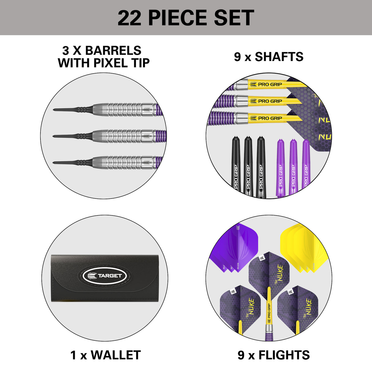 Target Luke Littler Darts - Soft Tip - Brass