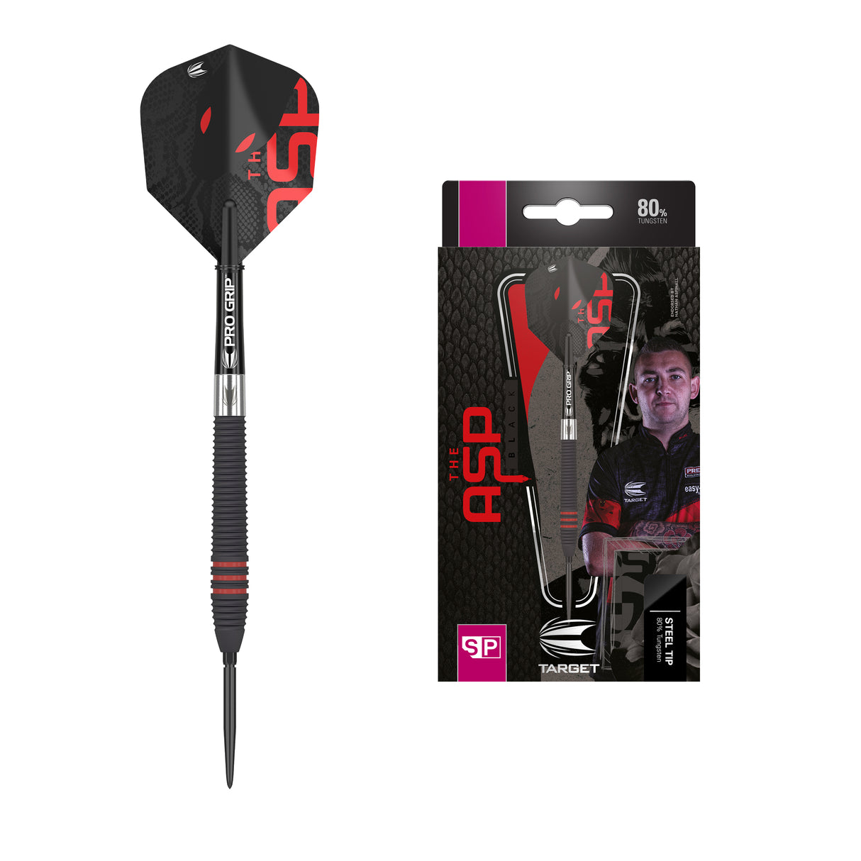 Target Nathan Aspinall Darts - Steel Tip - 80% Tungsten