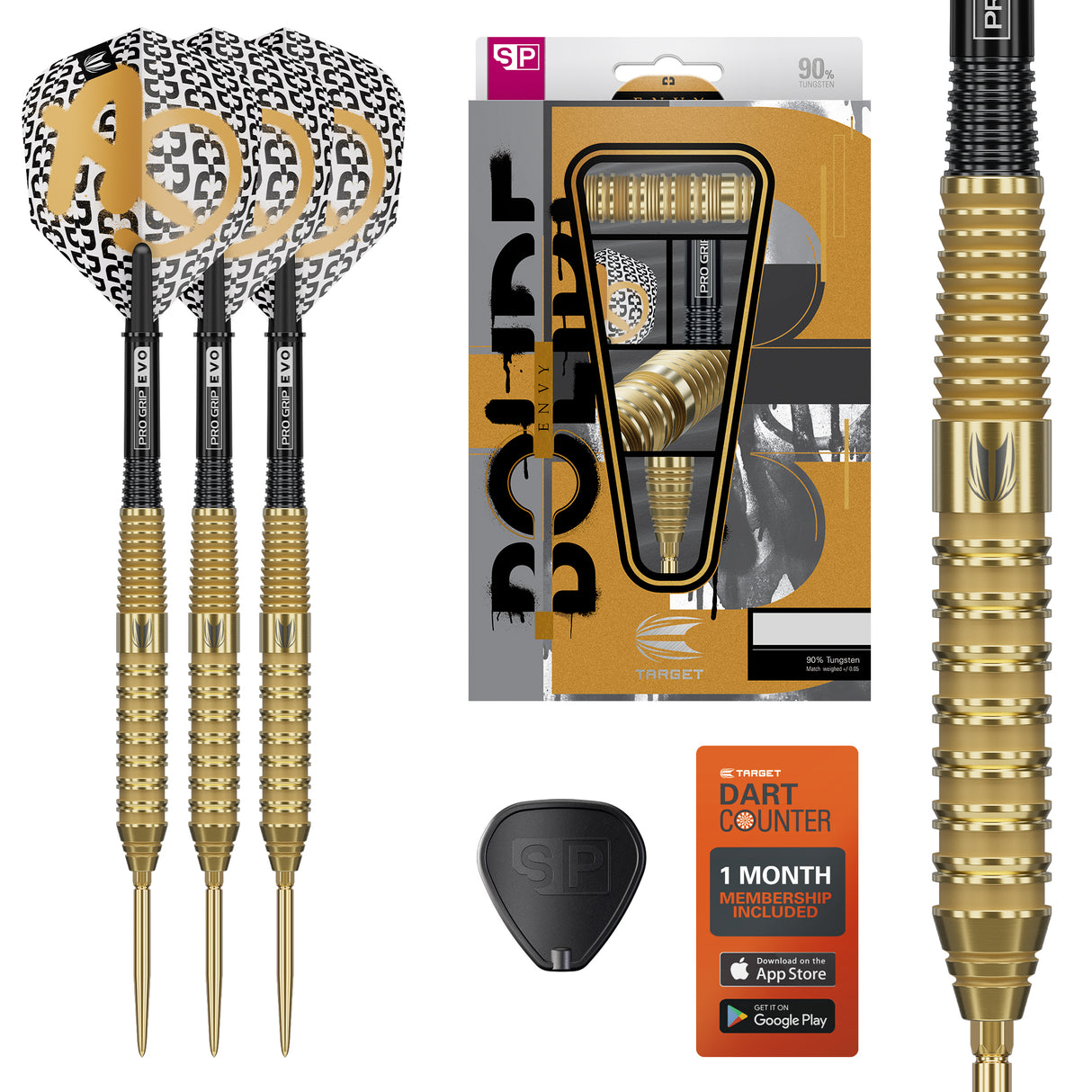 Target Bolide Envy Darts - Steel Tip - 90% Tungsten - 02