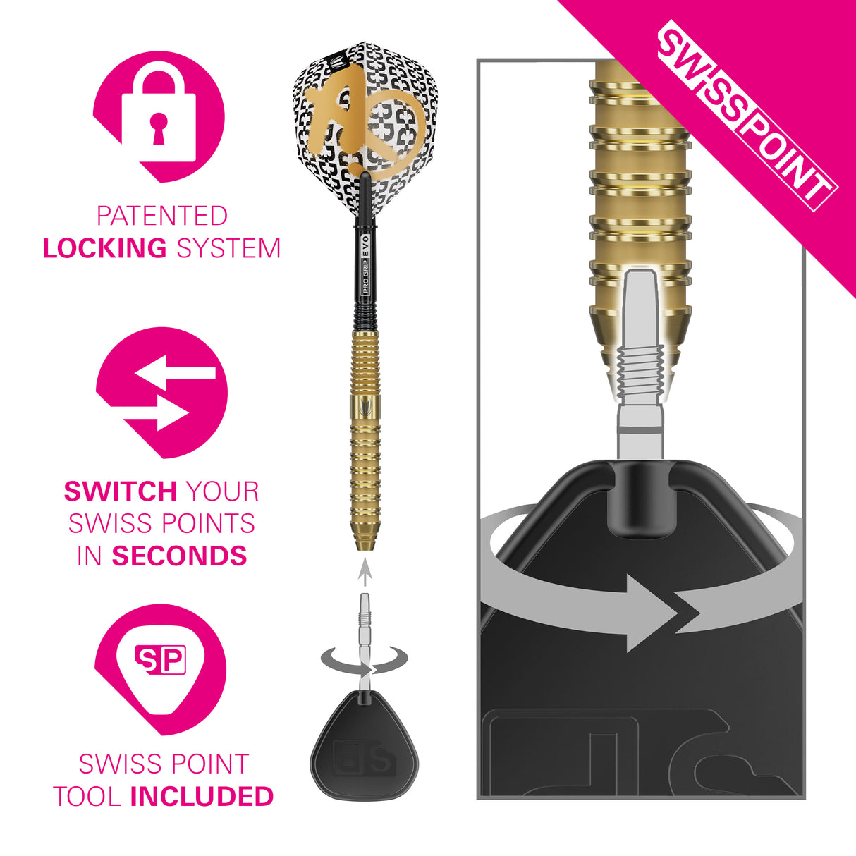 Target Bolide Envy Darts - Steel Tip - 90% Tungsten - 02