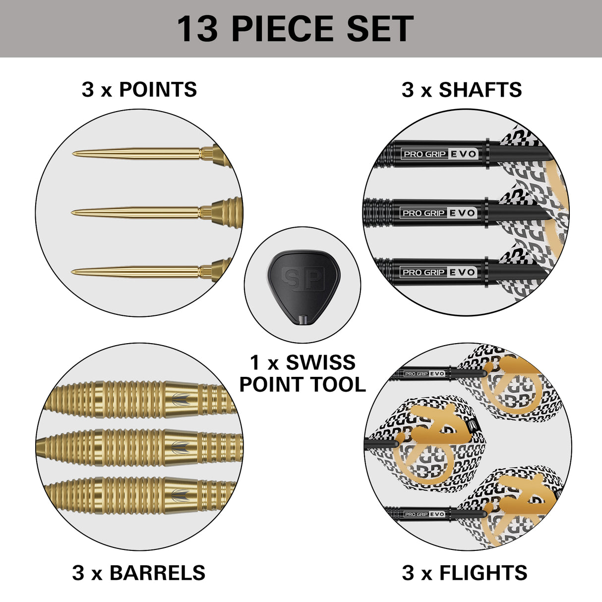 Target Bolide Envy Darts - Steel Tip - 90% Tungsten - 05