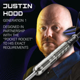 Target Justin Hood Darts - Steel Tip - 90% Tungsten