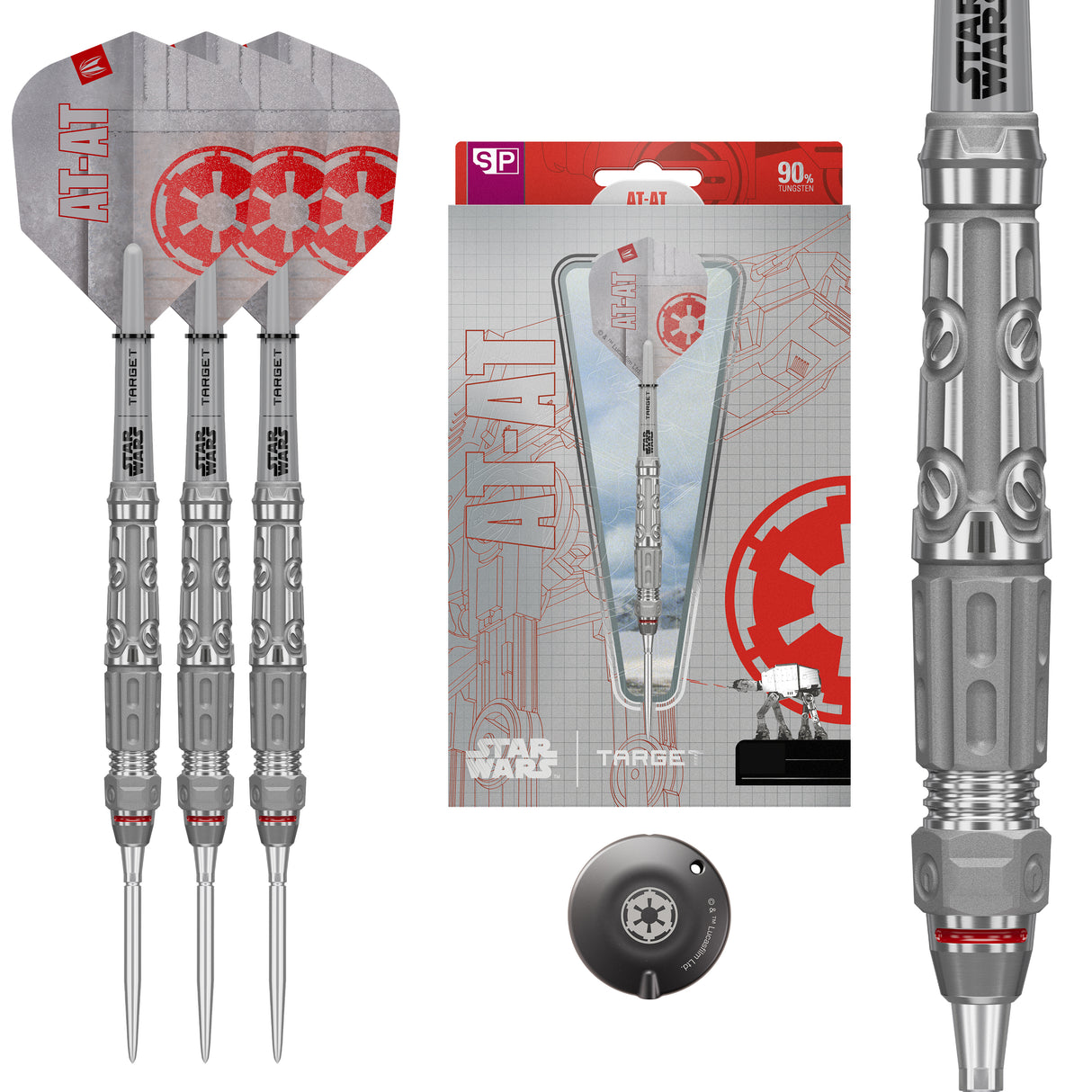 Target Star Wars Darts - Steel Tip - 90% Tungsten - AT-AT