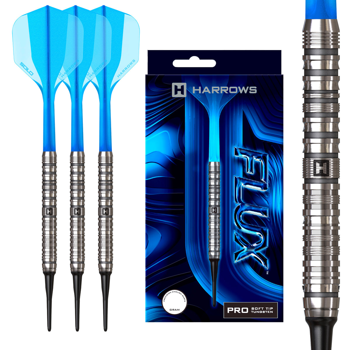 Harrows Flux Darts - Soft Tip - Pro Tungsten