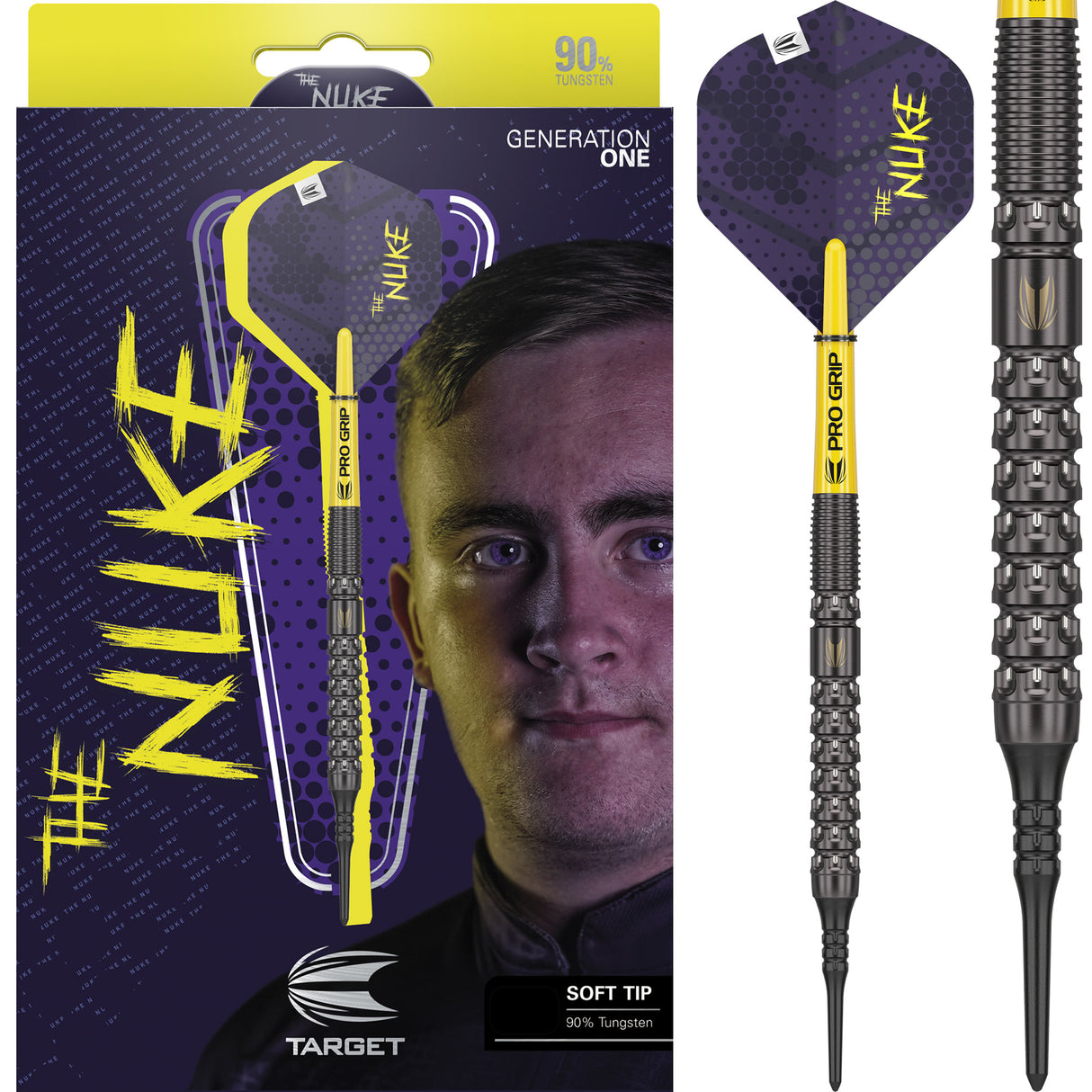 Target Luke Littler Darts - Soft Tip - 90% Tungsten