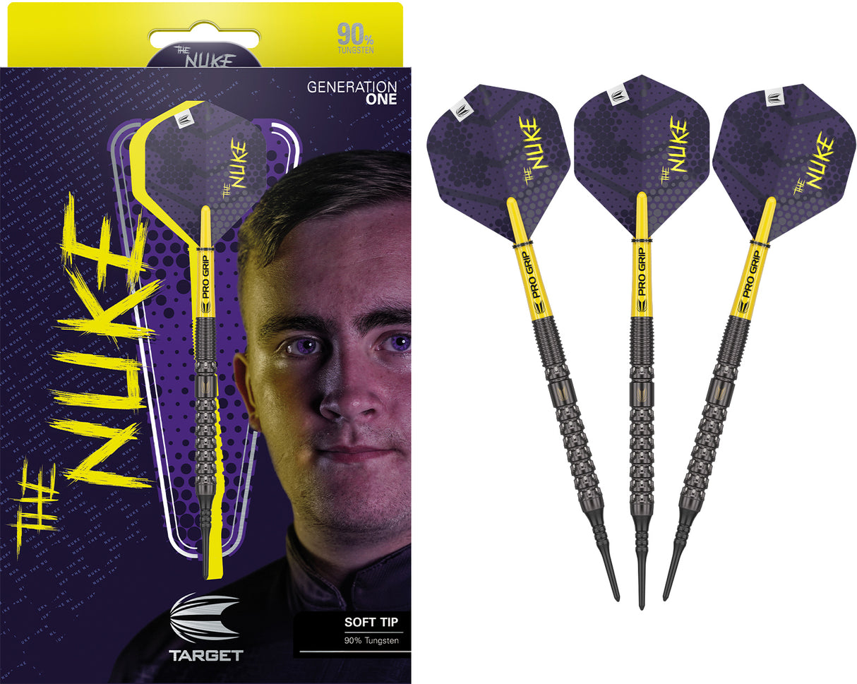 Target Luke Littler Darts - Soft Tip - 90% Tungsten
