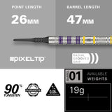 Target Luke Littler Darts - Soft Tip - 95% Tungsten - Loadout