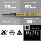 Target Bolide Envy Darts - Soft Tip - 90% Tungsten - 10