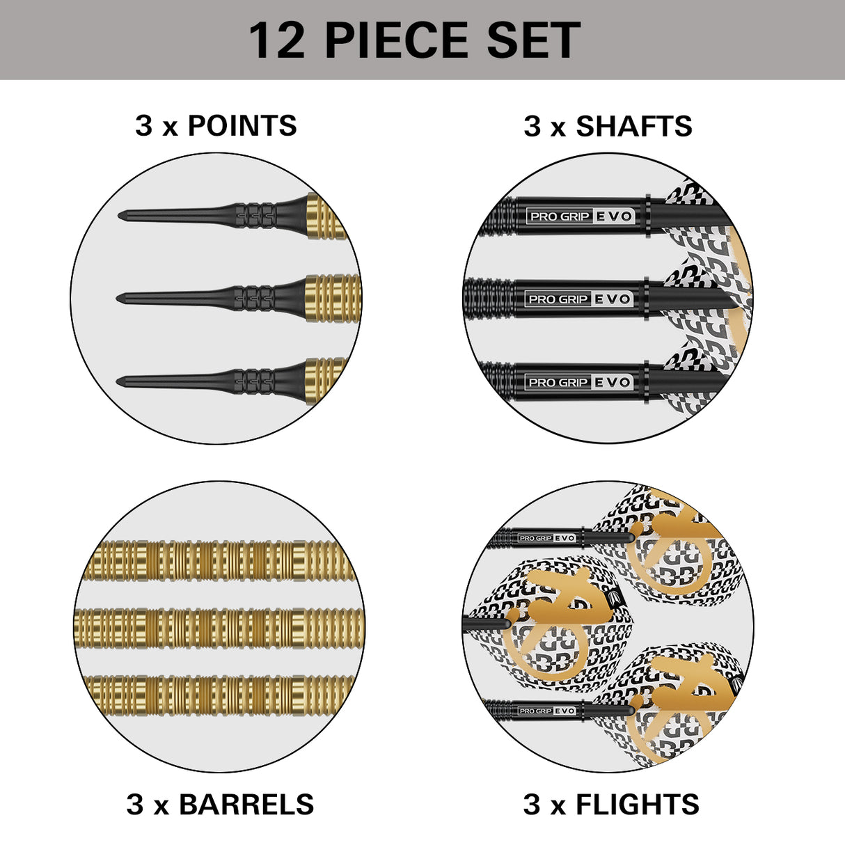 Target Bolide Envy Darts - Soft Tip - 90% Tungsten - 10