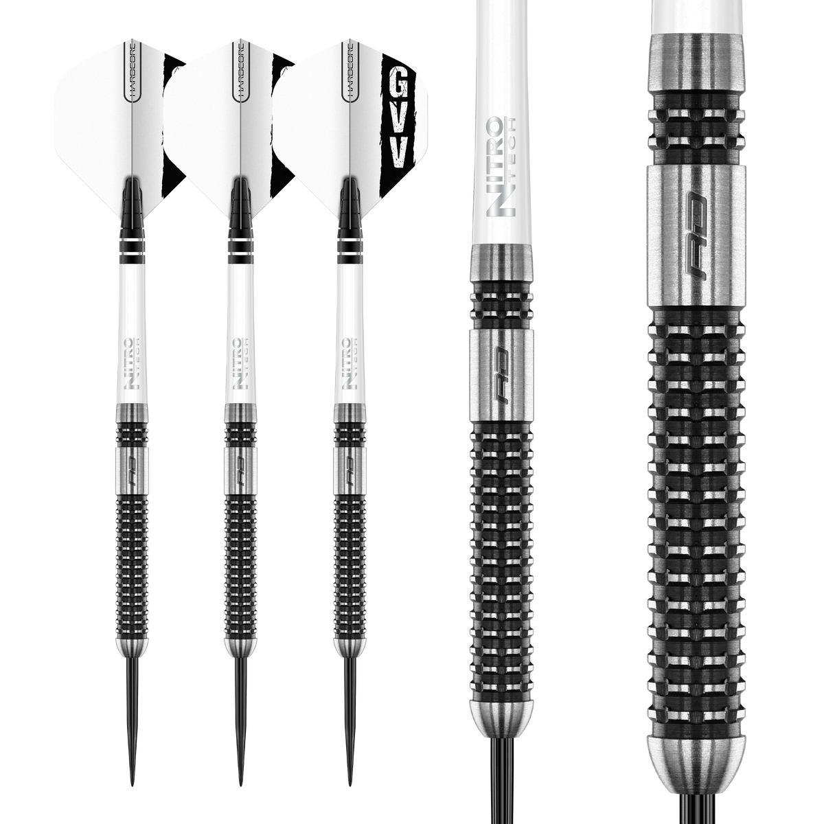 Red Dragon Gian van Veen Darts - Steel Tip - 90% Tungsten - Axis SE
