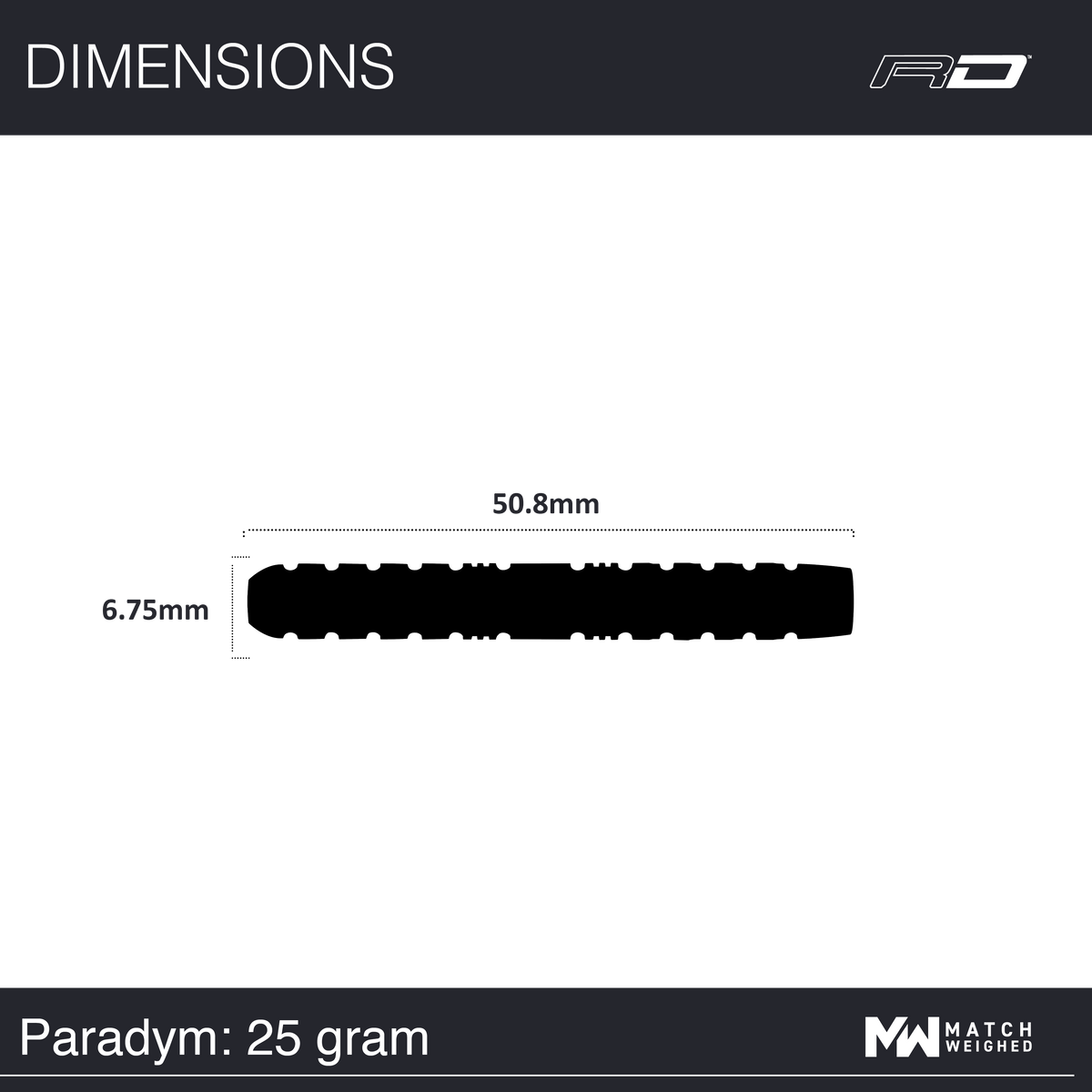 Red Dragon Paradym Darts - Steel Tip - 90% Tungsten - Parallel