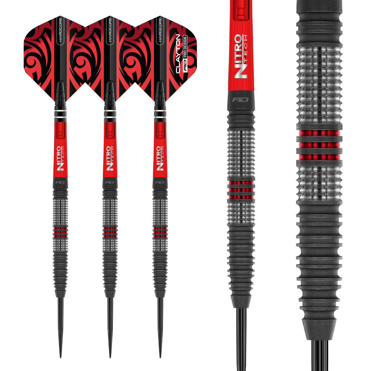 Red Dragon Jonny Clayton Darts - Steel Tip - 90% Tungsten - Hiraeth