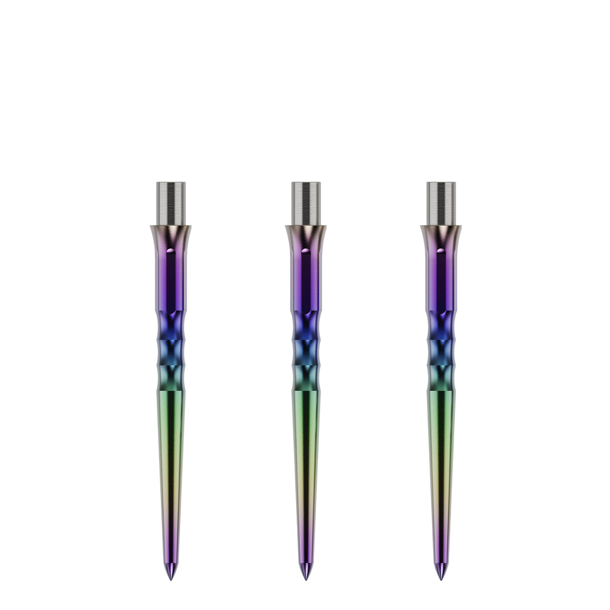 Caliburn Replaceable Dart Points - Ripple - No Lip - Rainbow
