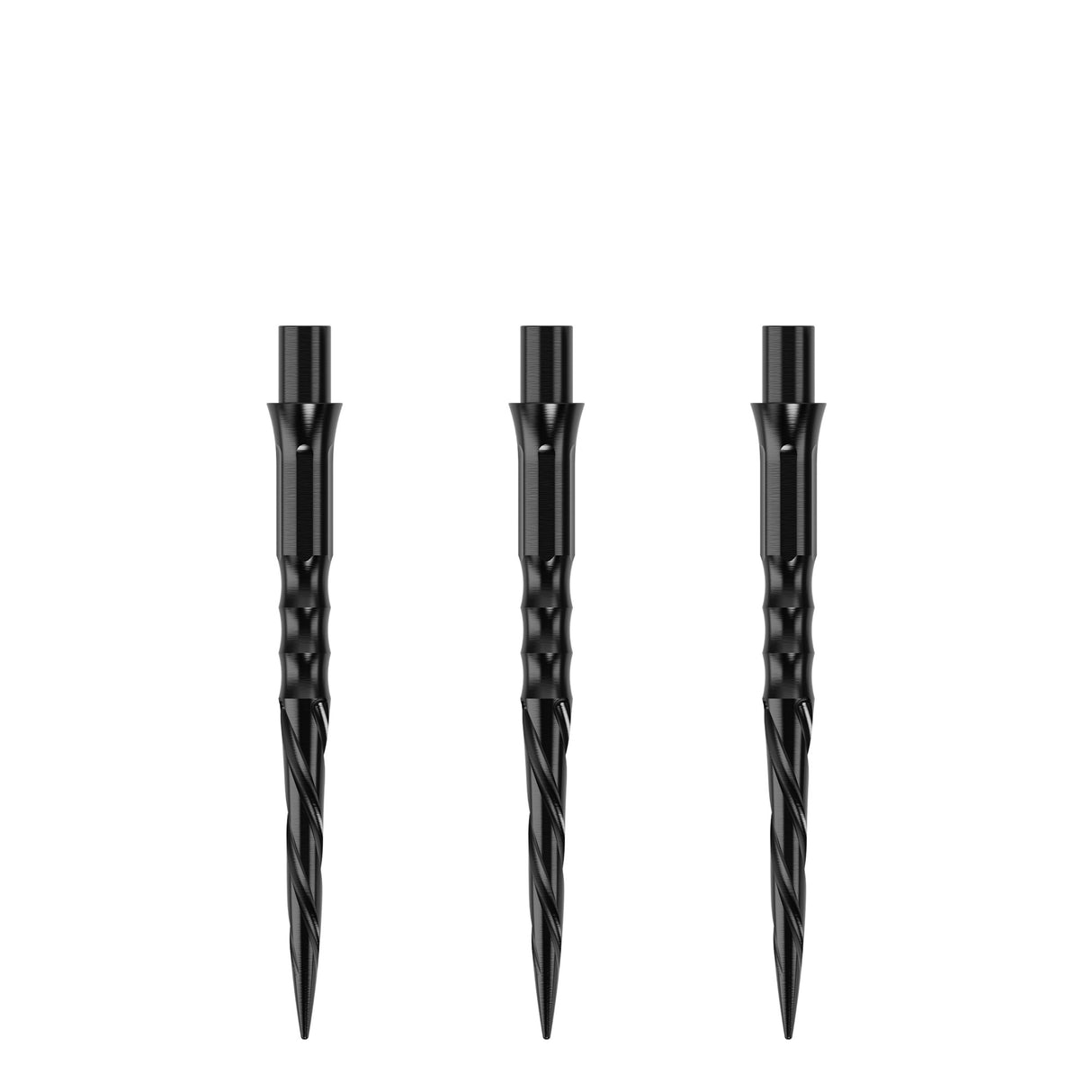 Caliburn Replaceable Dart Points - Spiro - No Lip - Black